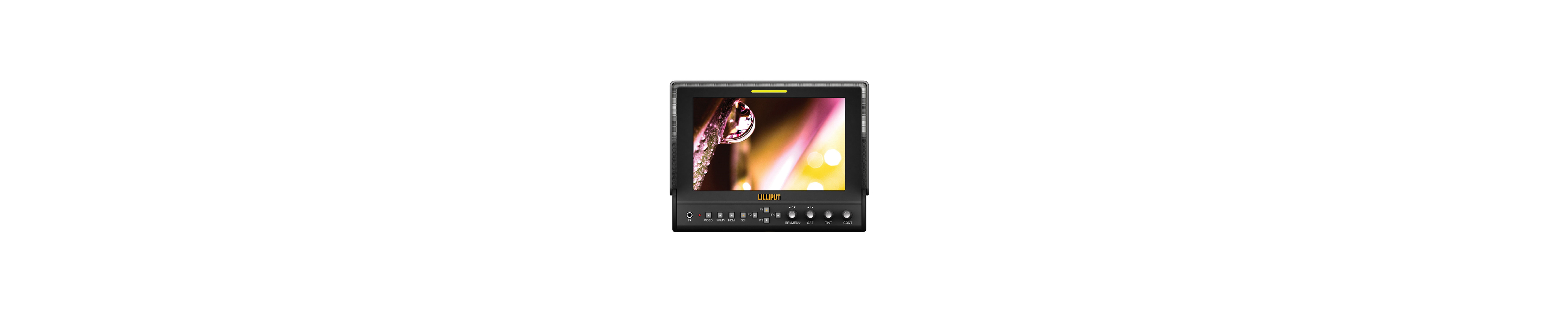 178 degree wide viewing, Optimized for DSLR,  and Collapsible Sun Hood.