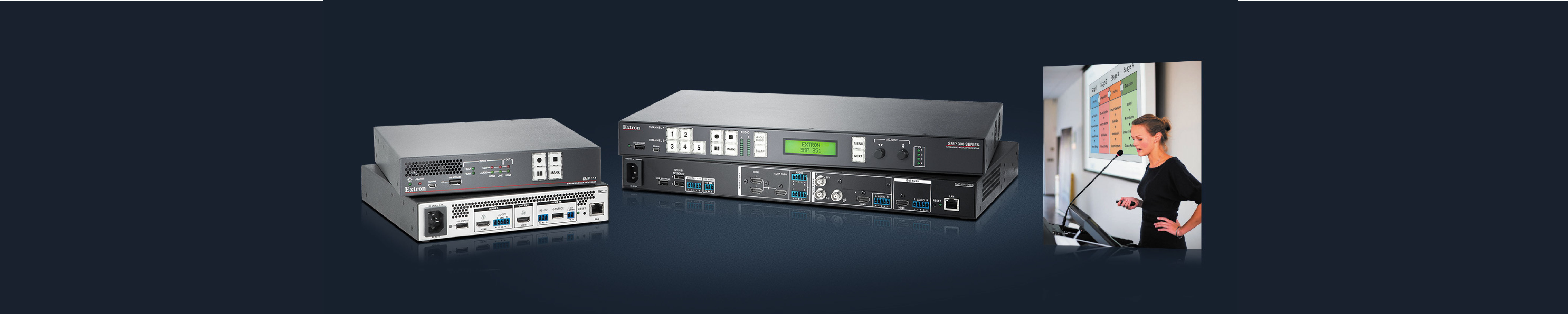The SMP 111 is a high performance recording and streaming processor