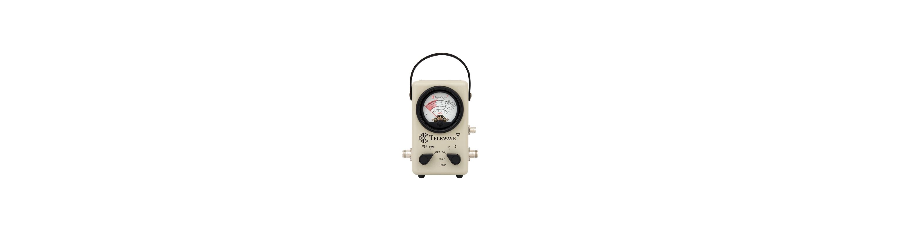 RF Wattmeter is a compact, versatile instrument used for direct measurement of forward and reflected RF power in a coaxial transmission line under any load conditions