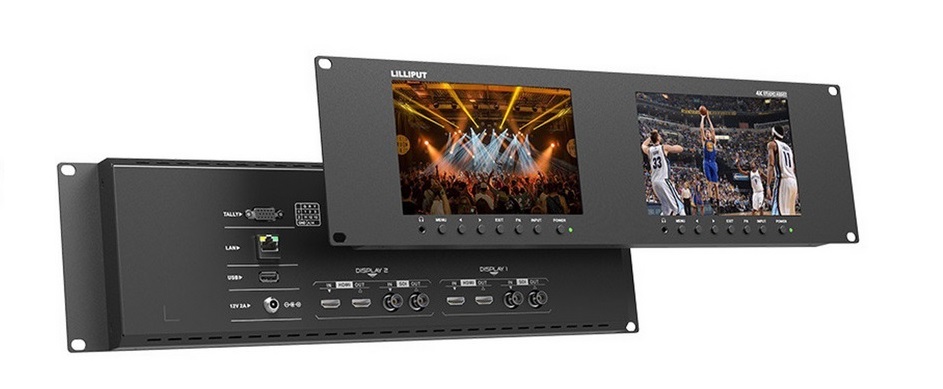Enhancing Video Production with the RM-7029S-HDR: A Dual 7-Inch 3RU Rack mount SDI Monitor