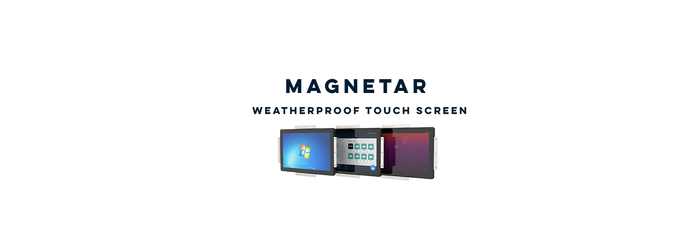 Magnetar Weatherproof Monitor it works perfectly indoor and outdoor!