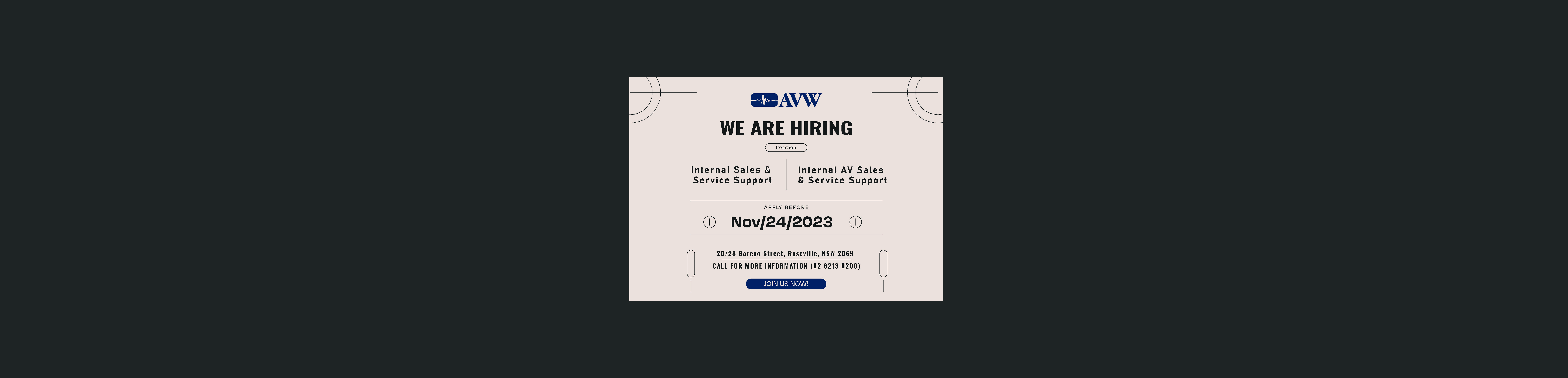 Join the AVW Family: Launch Your Career in Sales and Service Support